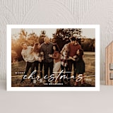 "Scripted Frame" - Holiday Cards in Snow by Cindy Reynolds - Front