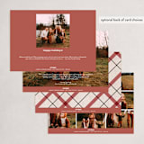 "Scripted Frame" - Holiday Cards in Snow by Cindy Reynolds - Back of Card Options