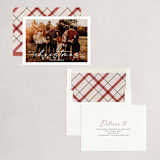 "Scripted Frame" - Holiday Cards in Snow by Cindy Reynolds - Assembled