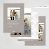 "Aria" - Holiday Cards in Snow by Snow and Ivy - Back of Card Options