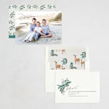 "Christmas Time is Here" - Holiday Cards in Coal by Design Lotus - Assembled