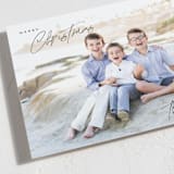 "Christmas Time is Here" - Holiday Cards in Coal by Design Lotus - Detail