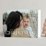 "Classic Always" - Holiday Cards in Snowfall by Carolyn MacLaren - Folded Card