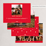 "Side Signature" - Holiday Cards in Frost by Jennifer Postorino - Back of Card Options