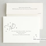 "Merrily" - Holiday Cards in Snowdrop by Laura Hankins - FREE Recipient Addressing