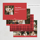 "Crazy Wonderful" - Holiday Cards in Cherry by Jill Means - Back of Card Options