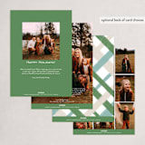 "Brushy Christmas" - Holiday Cards in Balsam by Erin German - Back of Card Options