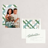 "Brushy Christmas" - Holiday Cards in Balsam by Erin German - Assembled