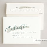 "Brushy Christmas" - Holiday Cards in Balsam by Erin German - FREE Recipient Addressing