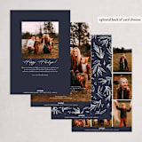 "Vermilion" - Holiday Cards in Snow by Pixel and Hank - Back of Card Options