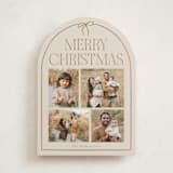 "frame bow" - Holiday Cards in Buttercream by Vivian Yiwing - Front