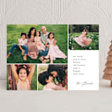 "Modern Greeting" - Holiday Cards in Pine by Brianne Larsen - Front