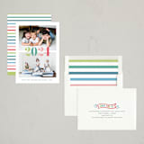 "Colorful & Joyful" - Holiday Cards in Candy by Little Print Design - Assembled