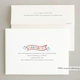 "Colorful & Joyful" - Holiday Cards in Candy by Little Print Design - FREE Recipient Addressing