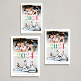 "Colorful & Joyful" - Holiday Cards in Candy by Little Print Design - Formats Available