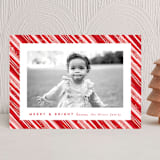 "Peppermint" - Holiday Cards in Holly Berry by AK Graphics - Front