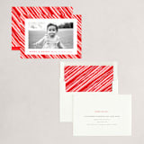 "Peppermint" - Holiday Cards in Holly Berry by AK Graphics - Assembled