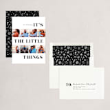 "The Little Things" - Holiday Cards in Onyx by Tanya Lee of Frooted Design - Assembled