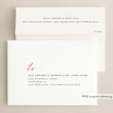 "sending all our LOVE" - Holiday Cards in Moon by Tanya Lee of Frooted Design - FREE Recipient Addressing