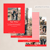 "Merry 1" - Holiday Cards in Snow by Adam K - Back of Card Options