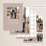 "Paloma" - Holiday Cards in Snowflake by Julie Murray - Back of Card Options