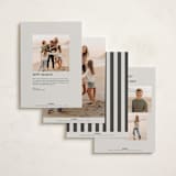 "Modern collage" - Holiday Cards in Fog by Brianne Larsen - Back of Card Options