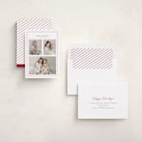 "three" - Holiday Cards in Candy Cane by Lori Wemple - Assembled