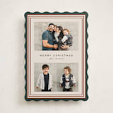 "Timeless Stripe" - Holiday Cards in Pine by Kate Ahn - Front