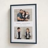 "Timeless Stripe" - Holiday Cards in Marine by Kate Ahn - Folded Card