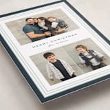 "Timeless Stripe" - Holiday Cards in Marine by Kate Ahn - Detail