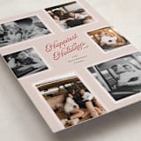 "Patchwork" - Holiday Cards in Chardonnay by Pixel and Hank - Detail