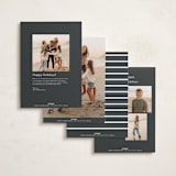 "Photo Lead" - Holiday Cards in Ash by Carolyn MacLaren - Back of Card Options
