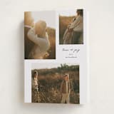 "Peaceful" - Holiday Cards in Snowflake by Simona Camp - Folded Card