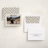 "Big Bold Type" - Holiday Cards in Cream by Ani Somi - Assembled