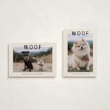 "Big Bold Type" - Holiday Cards in Cream by Ani Somi - Photo Orientation Options
