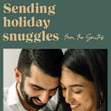 "Holiday Snuggles" - Holiday Cards in Sage by Catherine Culvenor - Detail