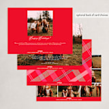 "Chic Type" - Holiday Cards in Lily by Creo Study - Back of Card Options