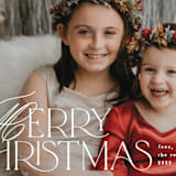 "Chic Type" - Holiday Cards in Lily by Creo Study - Detail