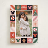 "Disney's Mickey Mouse Holiday Border" - Holiday Cards in Holly by Annie Holmquist - Front
