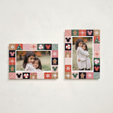 "Disney's Mickey Mouse Holiday Border" - Holiday Cards in Holly by Annie Holmquist - Photo Orientation Options
