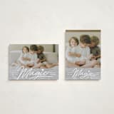 "Disney's Mickey Magical Season" - Holiday Cards in Snow by Carrie ONeal - Photo Orientation Options