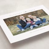 "Disney Mickey Mouse Minimalist Mickey" - Holiday Cards in Snow by Angela Garrick - Detail