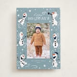 "Disney's Frozen Olaf Holiday Fun" - Holiday Cards in Ice by Orasie - Front