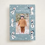 "Disney's Frozen Olaf Holiday Fun" - Holiday Cards in Ice by Orasie - Front