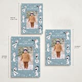 "Disney's Frozen Olaf Holiday Fun" - Holiday Cards in Ice by Orasie - Formats Available