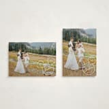 "Disney's Mickey Outline" - Holiday Cards in Snow by Hooray Creative - Photo Orientation Options