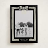 "Ribbon Framed" - Holiday Cards in Midnight by Iveta Angelova - Front