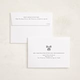 "Ribbon Framed" - Holiday Cards in Midnight by Iveta Angelova - FREE Recipient Addressing