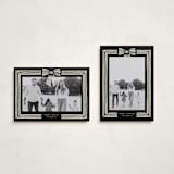 "Ribbon Framed" - Holiday Cards in Midnight by Iveta Angelova - Photo Orientation Options