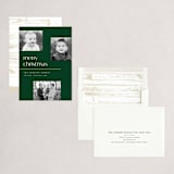 "Multi" - Holiday Cards in Evergreen by Pink House Press - Assembled